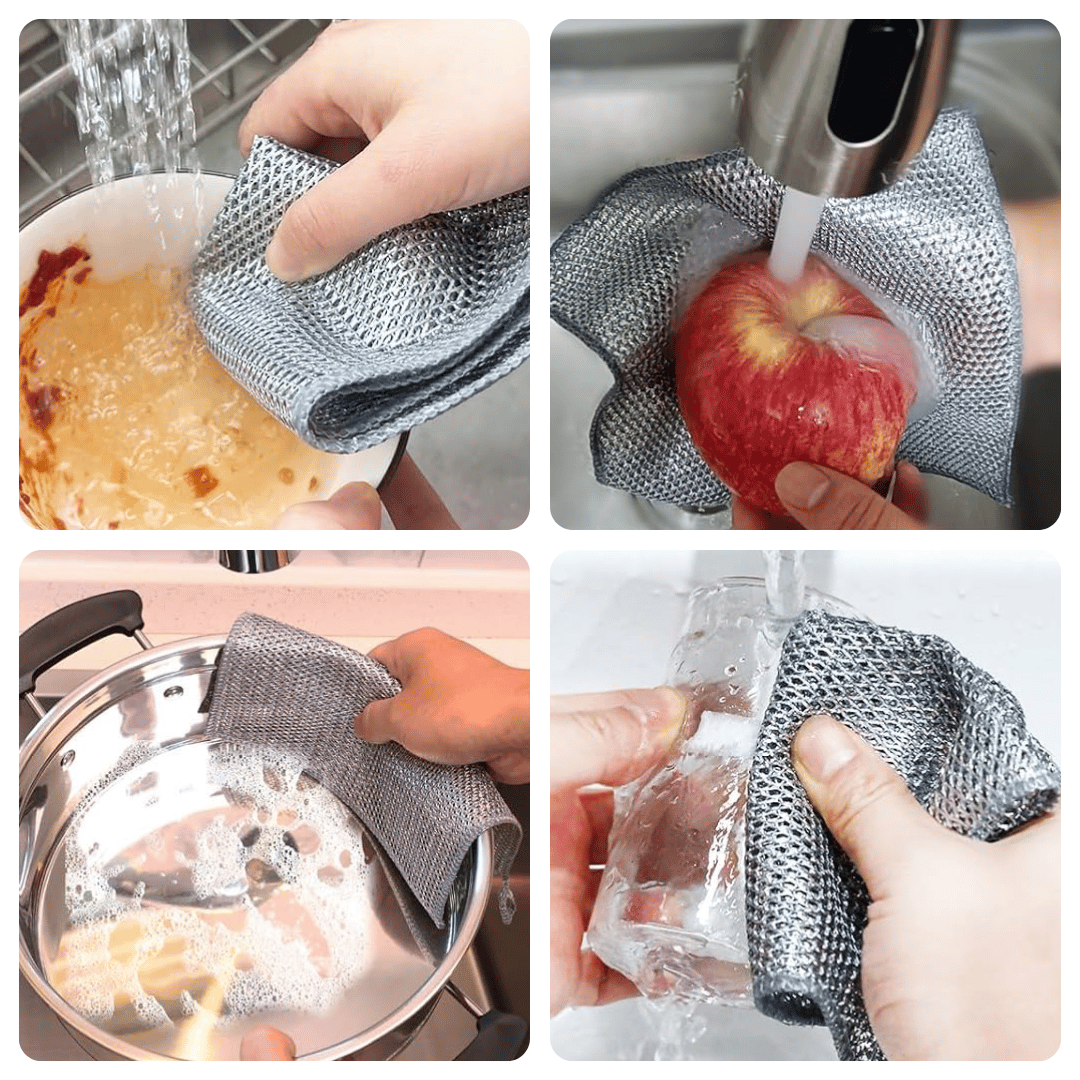 Wire Dishwashing Rags (10pcs)