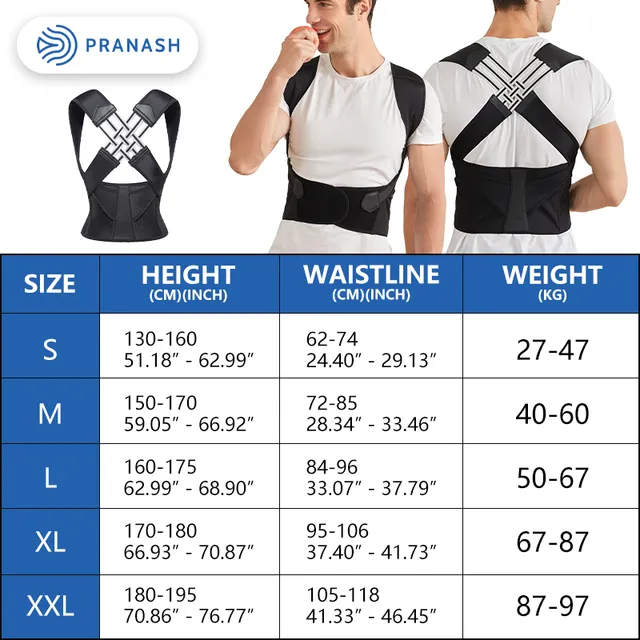 Adjustable Back Posture Belt