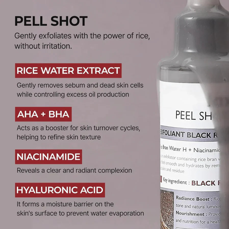 SilkGlow Rice Ampoule Exfoliant Set