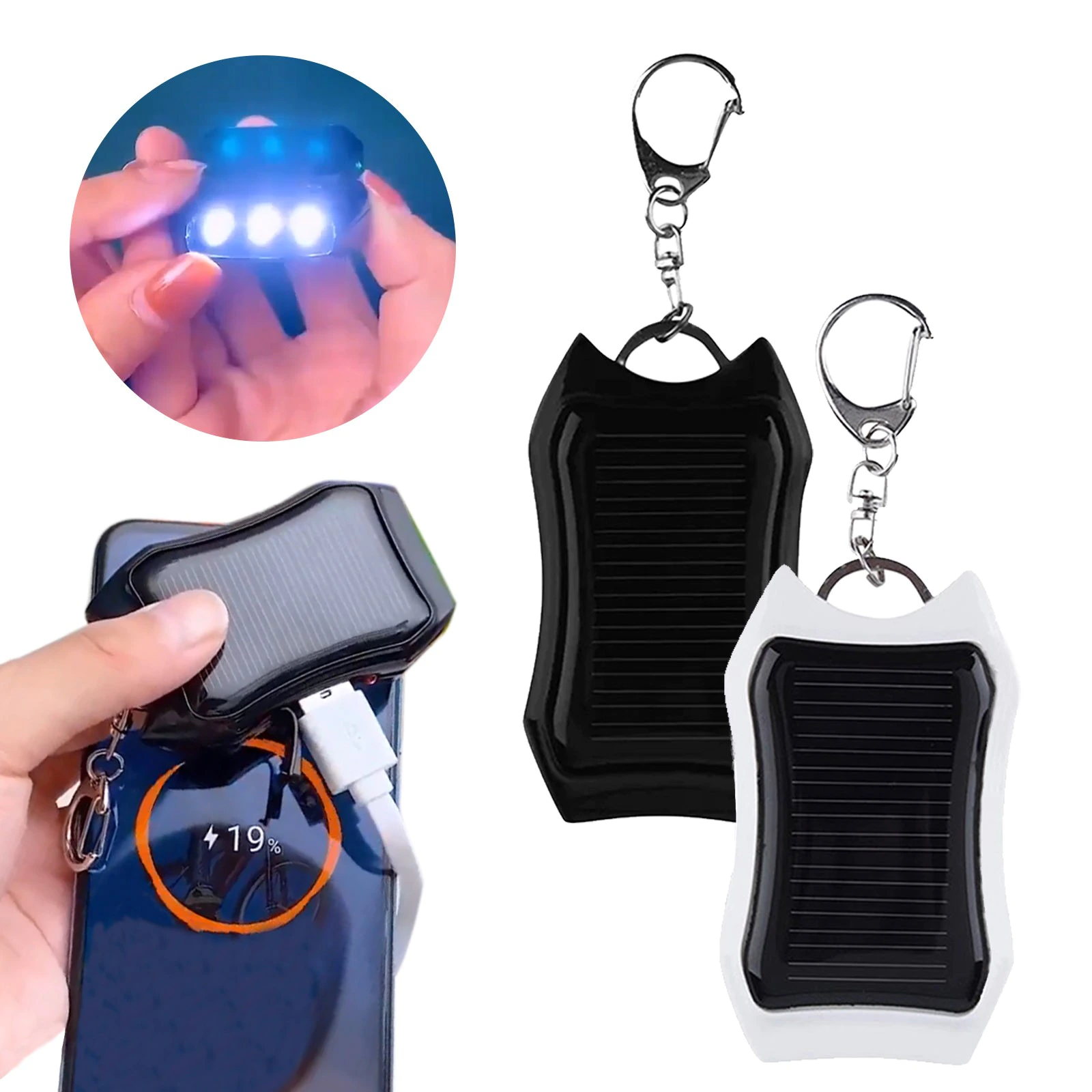Hadoni™ Solar Power Bank Keychain