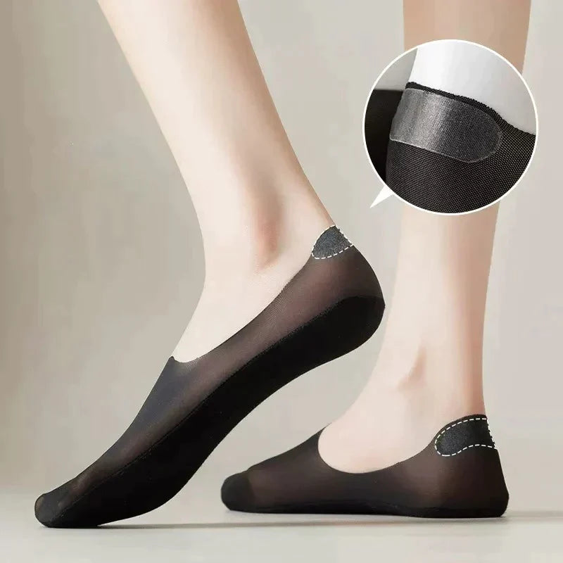 Ice silk invisible socks