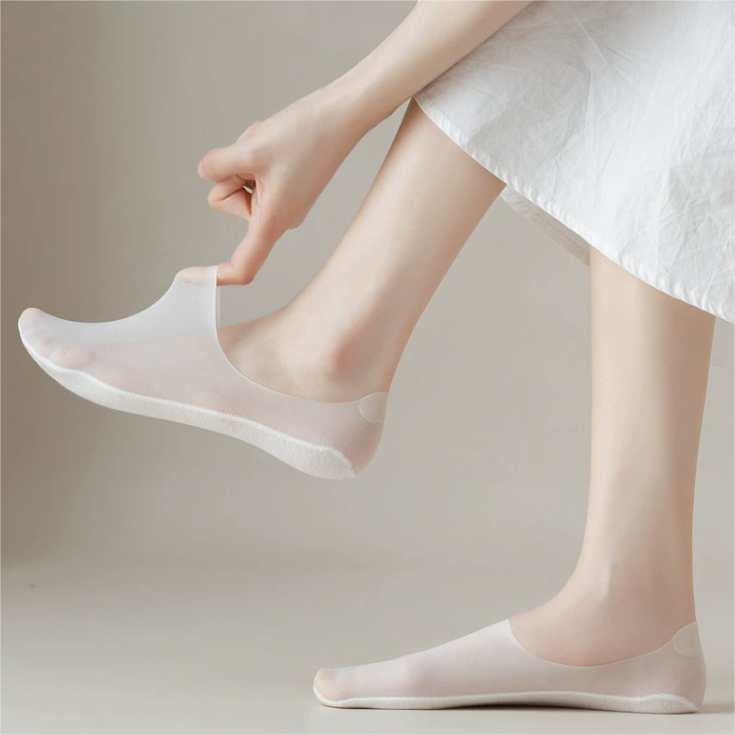 Ice silk invisible socks