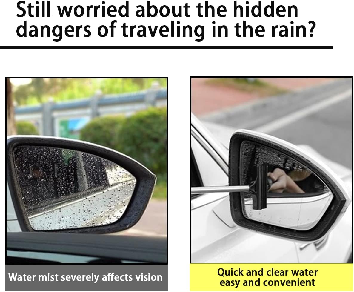 Retractable Rearview Mirror Wiper