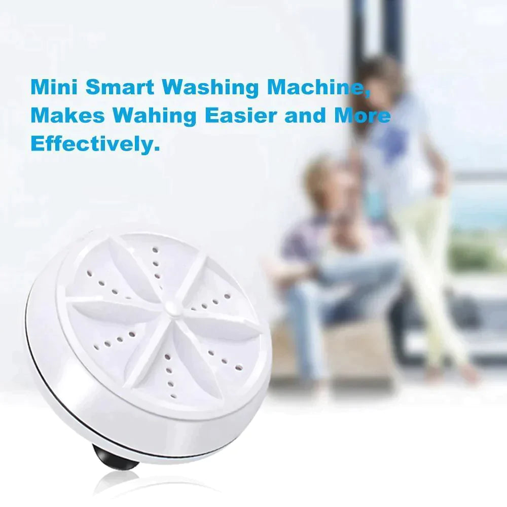 2 in 1 Portable Mini Ultrasonic Washing Machine