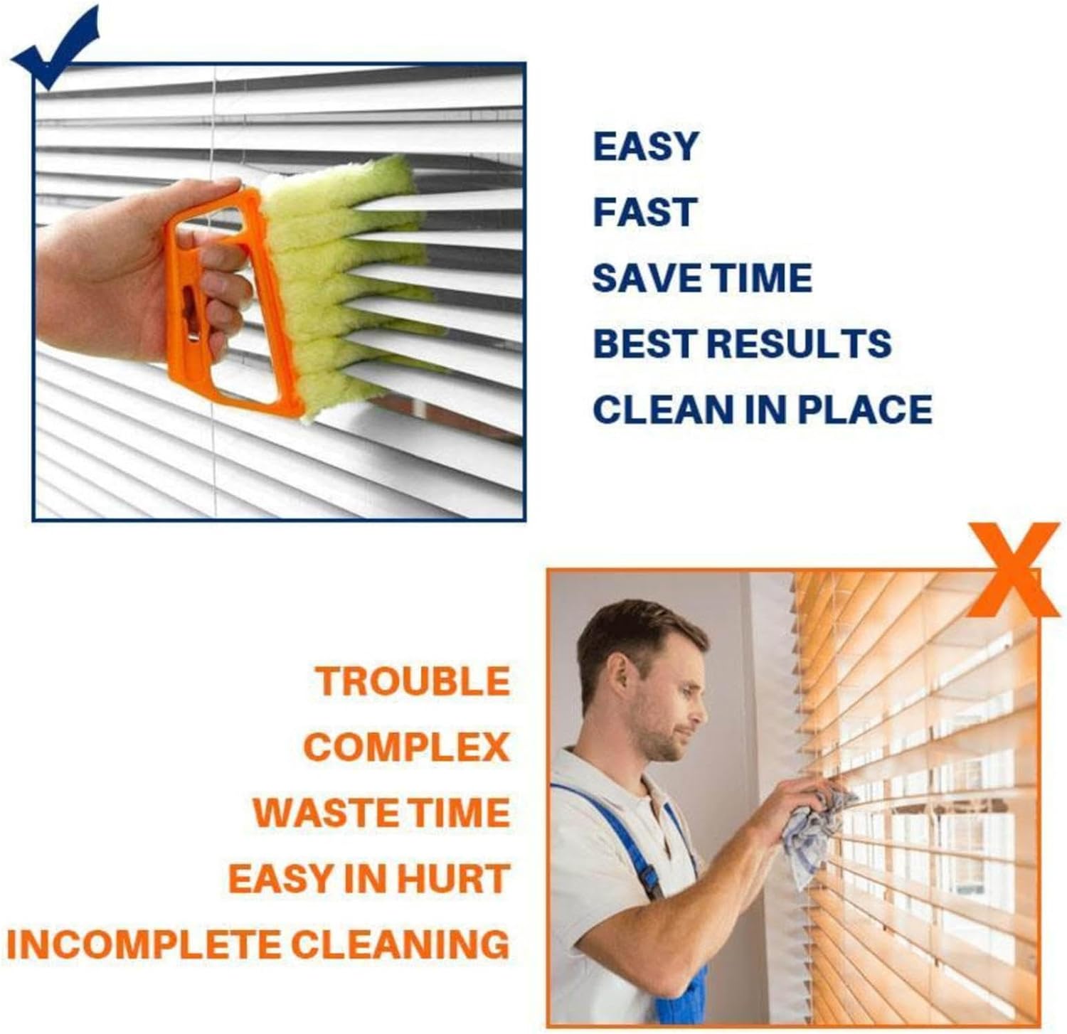 Blind Cleaner | Useful Microfiber Window Cleaning Brush