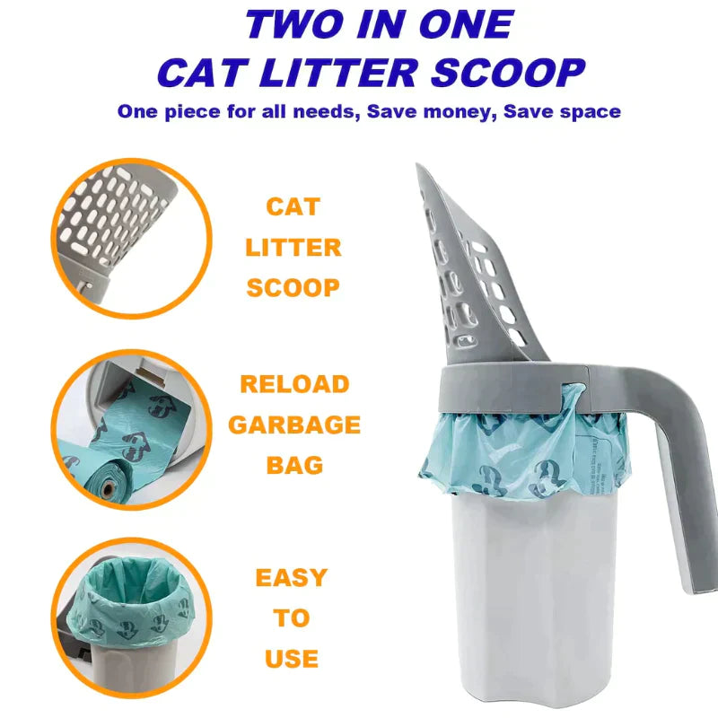 Integrated Cat Litter Scoop