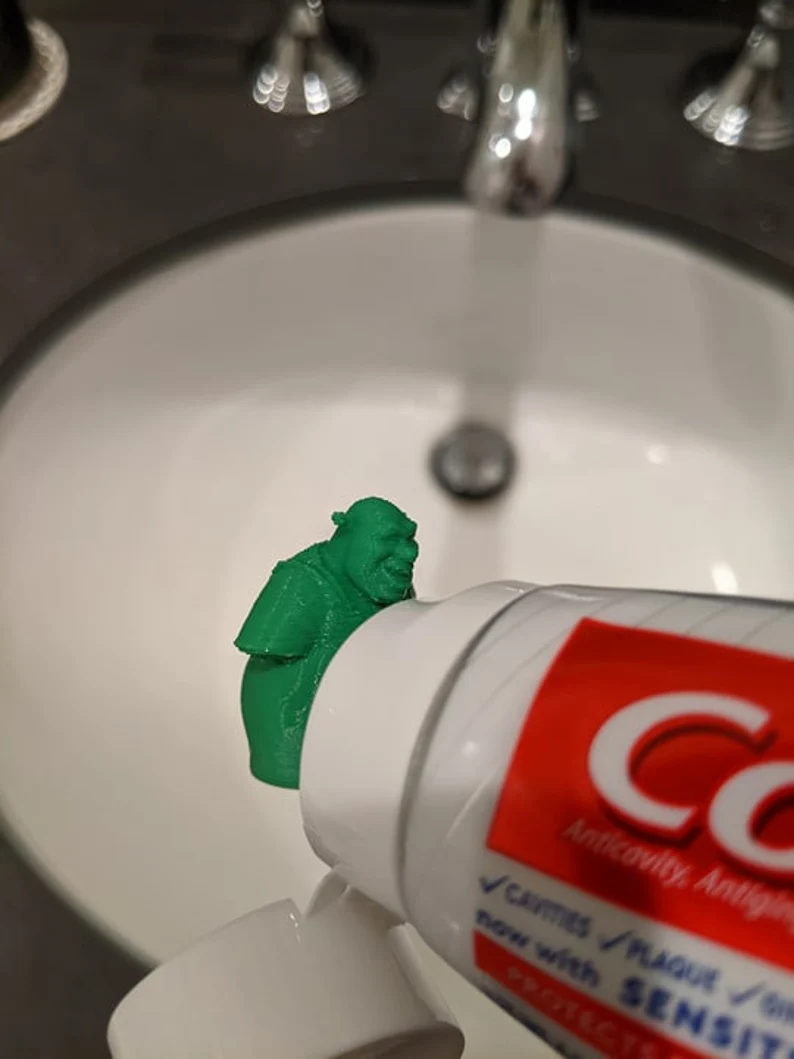 Shrek & Baby Yoda Toothpaste Topper