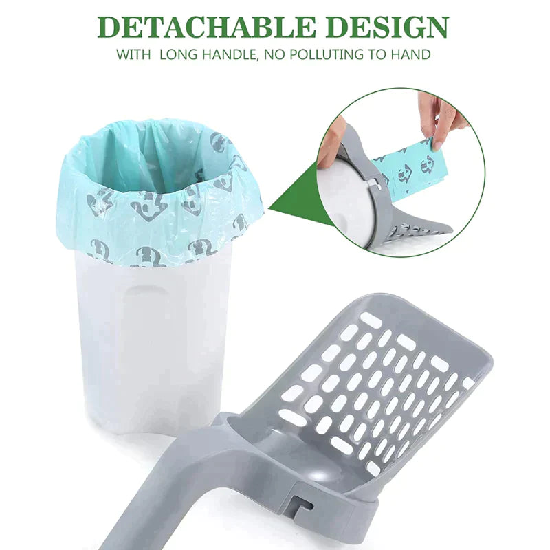 Integrated Cat Litter Scoop