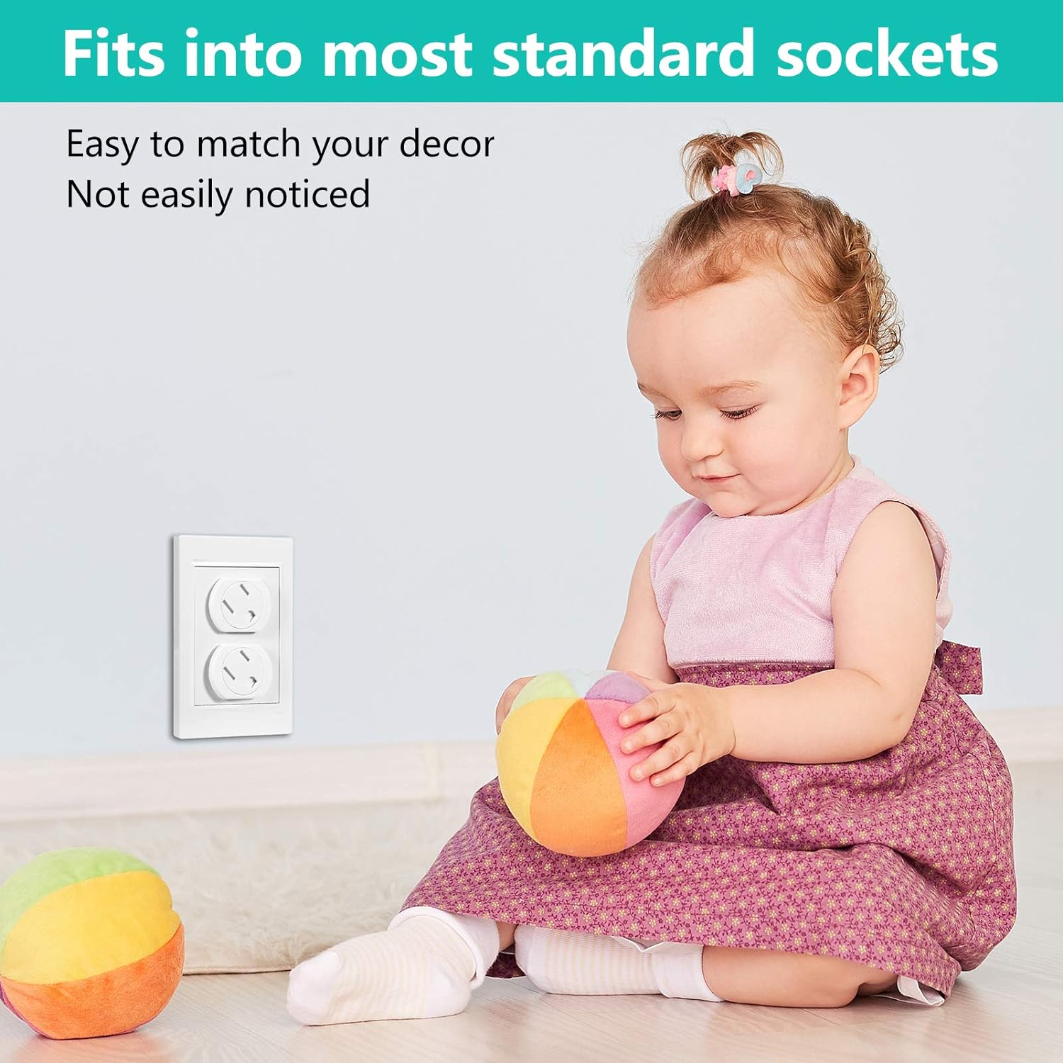 Self-Closing Child Proof Outlet Plug Covers