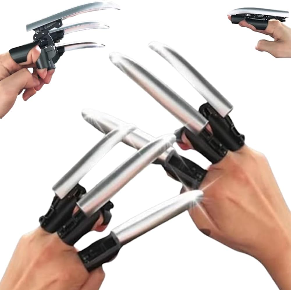Mechanical Retractable Wolf Claw 6Pcs