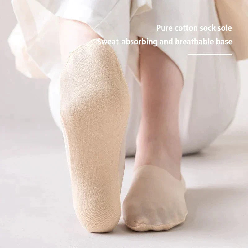 Ice silk invisible socks