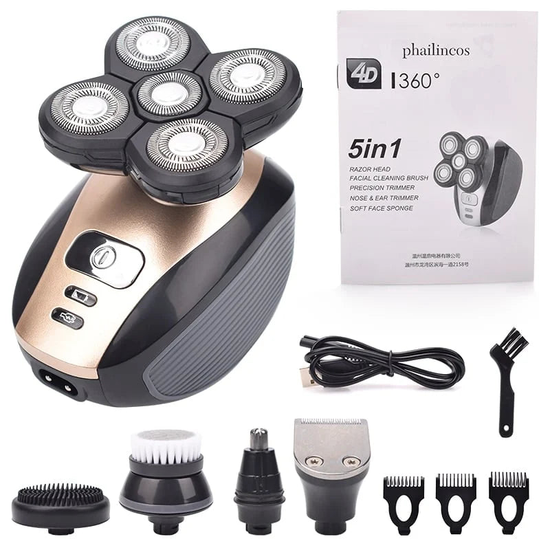 Multifunctional 4D Electric Shaver