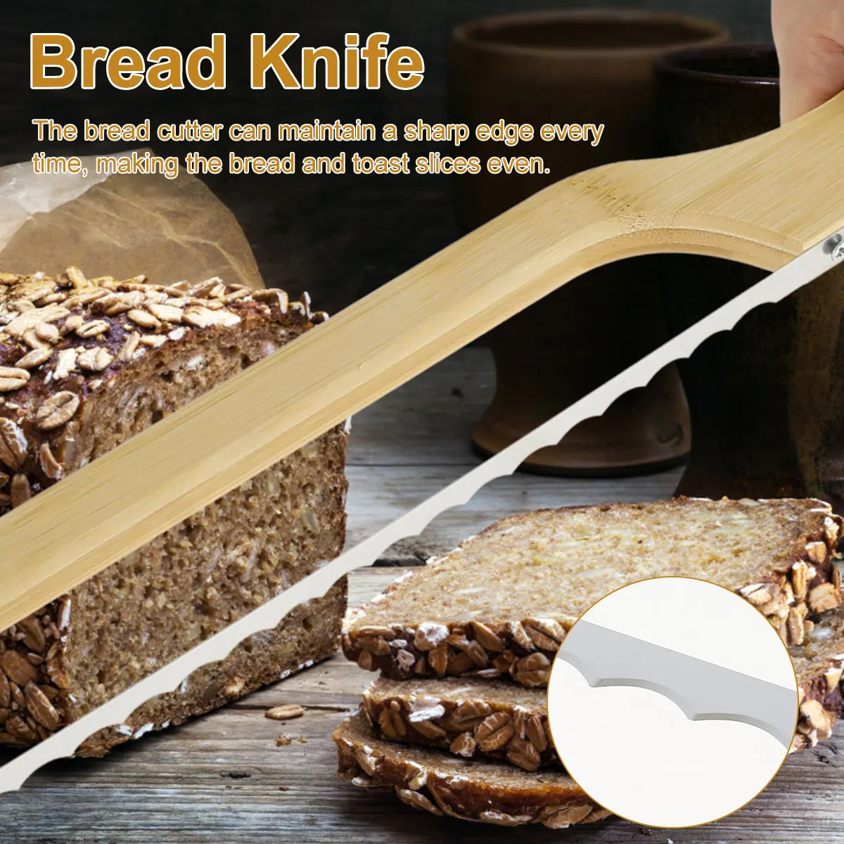 Hadoni™ Bread Bow Knife