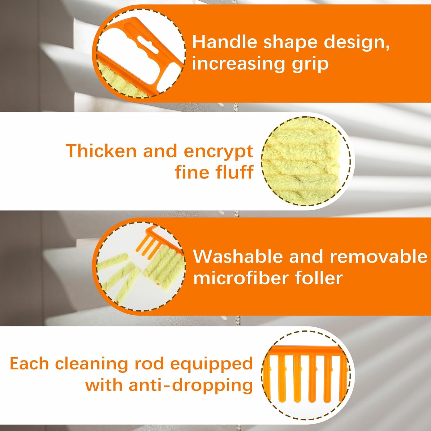 Blind Cleaner | Useful Microfiber Window Cleaning Brush