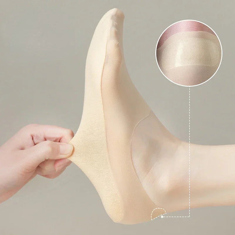 Ice silk invisible socks