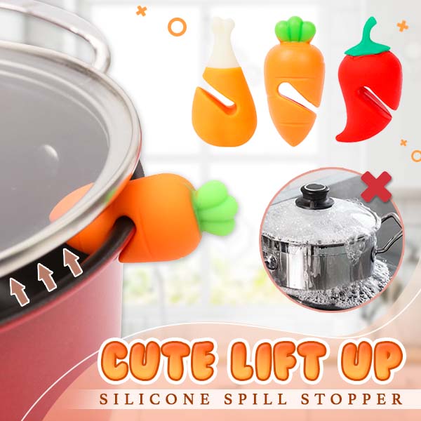 Cute Lift Up Silicone Spill Stopper